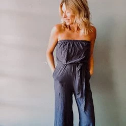 Z Supply Isla Bandeau Jumpsuit Clothing