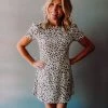 Audrey 3+1 Leopard Mini Dress Clothing