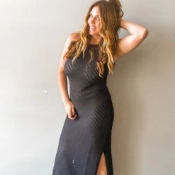 Mable Cozy Cross Stitch Midi Dress 12 Mable Cozy Cross Stitch Midi Dress