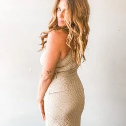 Mable Cozy Cross Stitch Midi Dress 10 Mable Cozy Cross Stitch Midi Dress