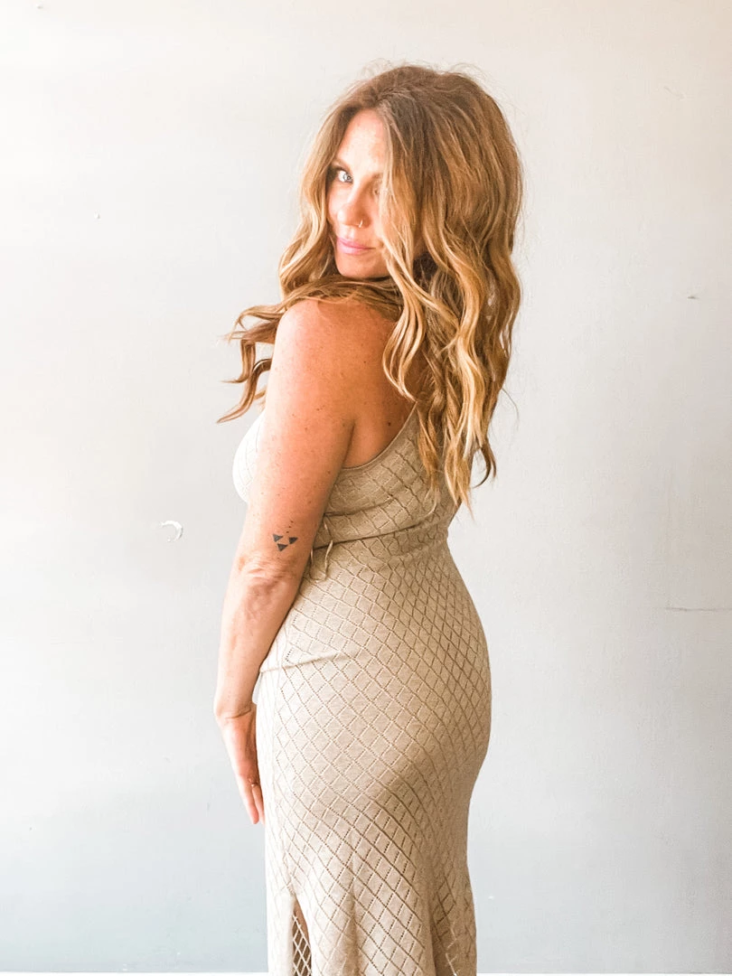 Mable Cozy Cross Stitch Midi Dress 4 Mable Cozy Cross Stitch Midi Dress