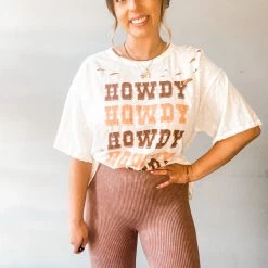 Blue Buttercup Howdy Hey Tee