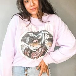 Daydreamer Pink Floyd Animals Tour Oversized Crew Sweatshirt Clothing