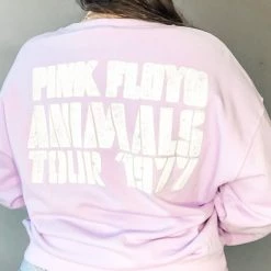 Daydreamer Pink Floyd Animals Tour Oversized Crew Sweatshirt Clothing