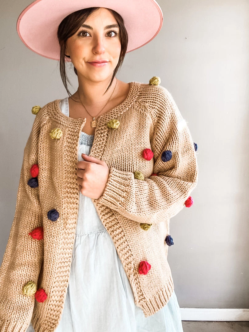 Listicle Stringing Lights Cardigan 1 Listicle Stringing Lights Cardigan