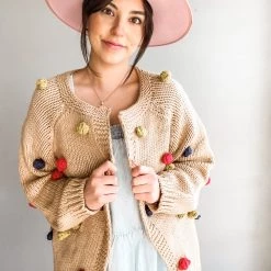 Listicle Stringing Lights Cardigan