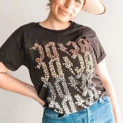 Chaser Brand Chaser ACDC Stacked Animal Crew Neck Tee Clothing