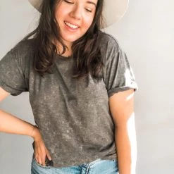 Chaser Brand Rolled Short Sleeve Tee Clothing