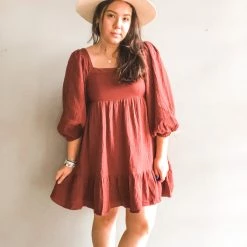 In Loom Saffron Mini Dress Clothing