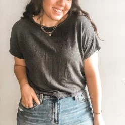 Project Social T Open Twist Back Tee Clothing