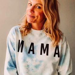 ALPHIA Mama Tie Dye Sweatshirt