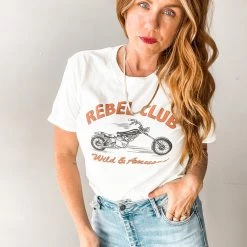 Amuse Society Rebel Club Knit Tee