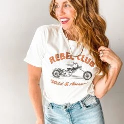 Amuse Society Rebel Club Knit Tee