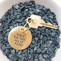 Cotton & Comb Where The Fuck Are My Keys Key Tag