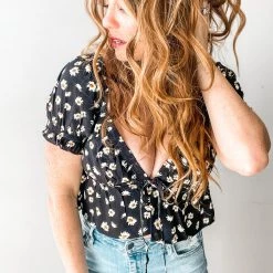 Audrey 3+1 Clothing Daisy Fields Midi Flare Top