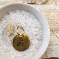 Cotton & Comb My Happy Place Key Tag Clothing