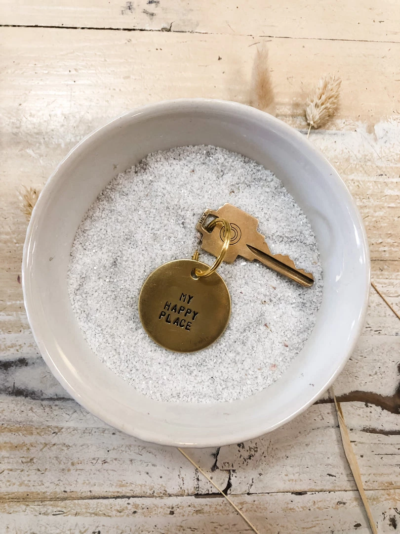 Cotton & Comb My Happy Place Key Tag Clothing 3 Cotton & Comb My Happy Place Key Tag Clothing