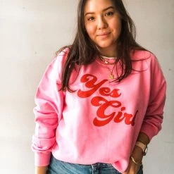 Trend Notes Yes Girl Sweatshirt