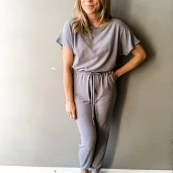 Lush Clothing Rain Check Jumpsuit