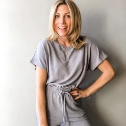 Lush Clothing Rain Check Jumpsuit