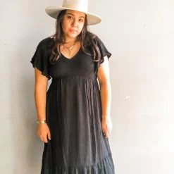 In Loom Stick With You Midi Dress Clothing