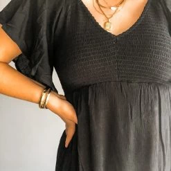 In Loom Stick With You Midi Dress Clothing