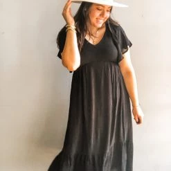 In Loom Stick With You Midi Dress Clothing