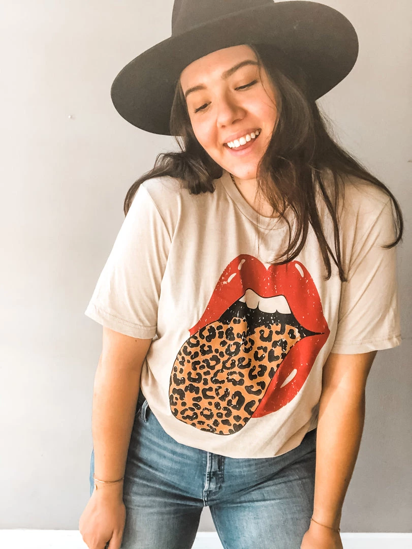 Faire Leopard Rocker Tee Clothing 2 Faire Leopard Rocker Tee Clothing