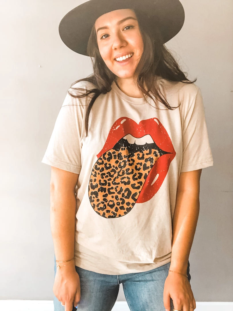 Faire Leopard Rocker Tee Clothing 3 Faire Leopard Rocker Tee Clothing