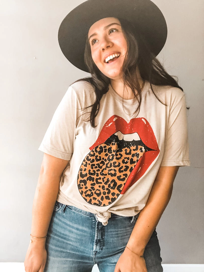 Faire Leopard Rocker Tee Clothing 1 Faire Leopard Rocker Tee Clothing