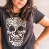 Chaser Brand Wild Skull Crew Neck Tee Clothing