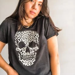 Chaser Brand Wild Skull Crew Neck Tee Clothing