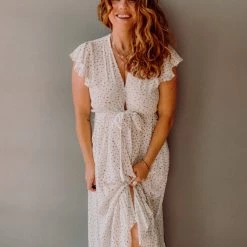 Kivari Chloe Tie Front Maxi