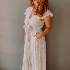 Kivari Chloe Tie Front Maxi