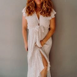 Kivari Chloe Tie Front Maxi