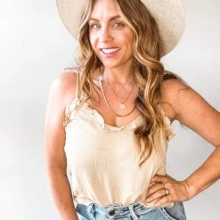 Listicle Rita Ruffle Tank Clothing