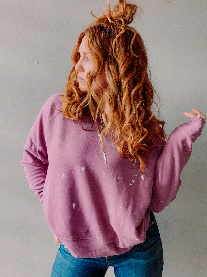 Daydreamer Reworked Varsity Crew Sweatshirt 5 Daydreamer Reworked Varsity Crew Sweatshirt