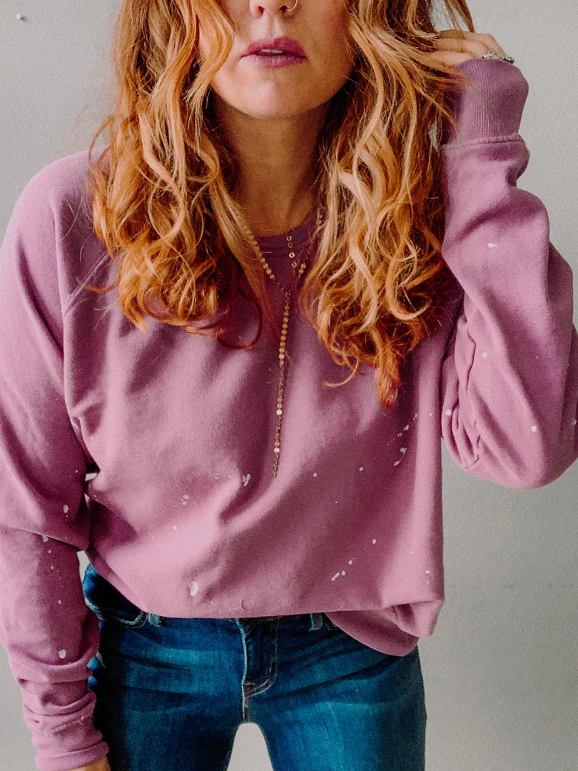 Daydreamer Reworked Varsity Crew Sweatshirt 6 Daydreamer Reworked Varsity Crew Sweatshirt