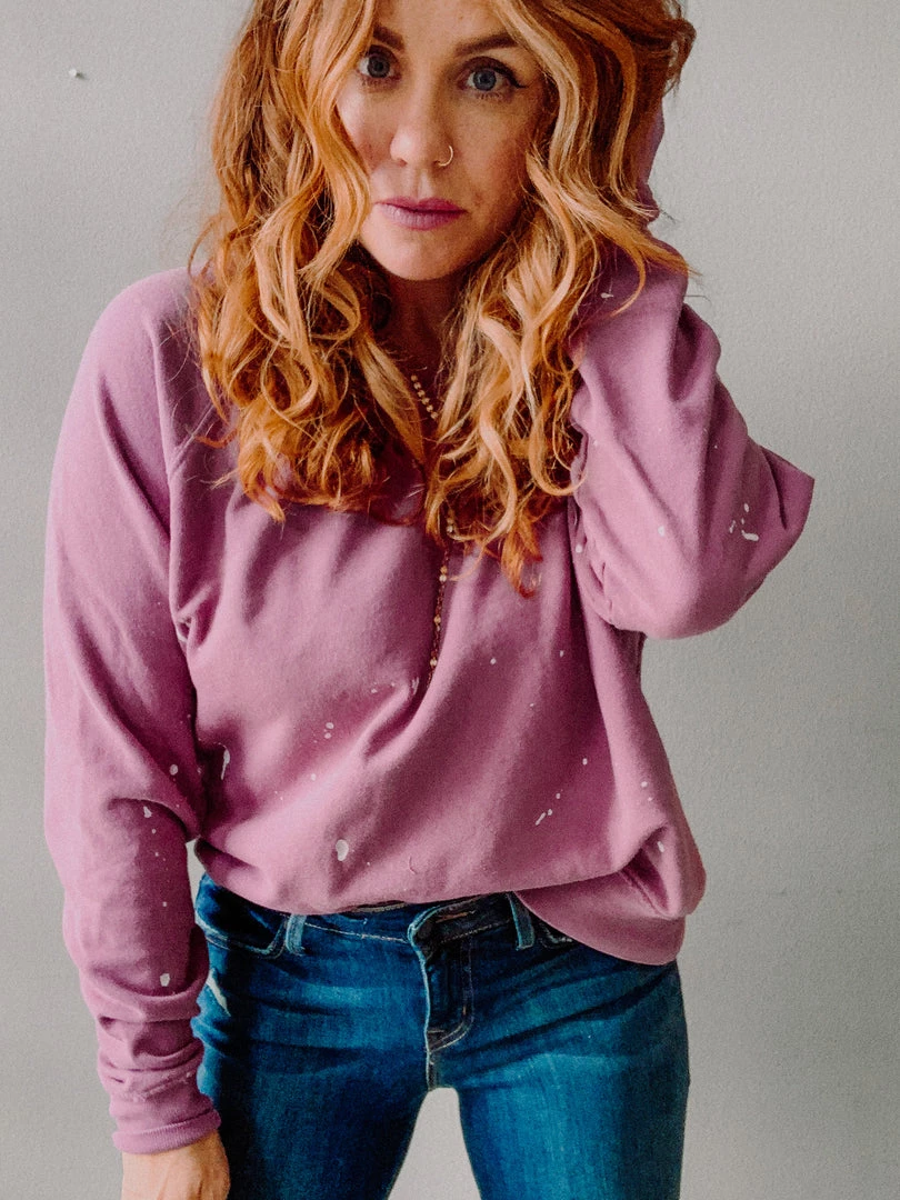 Daydreamer Reworked Varsity Crew Sweatshirt 7 Daydreamer Reworked Varsity Crew Sweatshirt