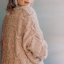 Lush Clothing Pom Pom Cardigan