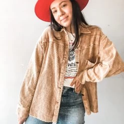 La Miel Ashlynn Corduroy Jacket Clothing