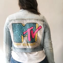 Envy Upcycle MTV Vintage Tee Jacket Clothing