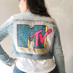 Envy Upcycle MTV Vintage Tee Jacket Clothing