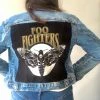 Envy Upcycle Foo Fighters Vintage Tee Jacket