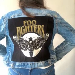 Envy Upcycle Foo Fighters Vintage Tee Jacket