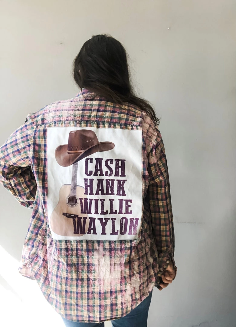 Envy Upcycle Clothing Classic Country Vintage Tee Button Down 1 Envy Upcycle Clothing Classic Country Vintage Tee Button Down