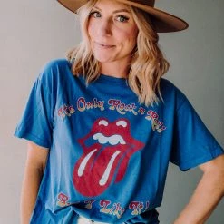 Daydreamer Rolling Stones I Like It Boyfriend Tee Clothing