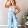 Blue Buttercup Cali Jumpsuit Clothing