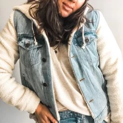 Style Melody Clothing Barley Contrast Jacket