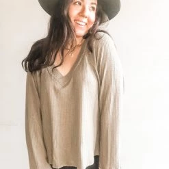 Project Social T Dream Cozy Thermal V Neck